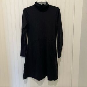 Toad & Co Small Winterdance Dress Charcoal Gray